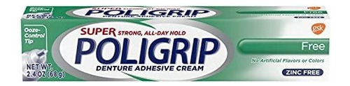 Fórmula Súper Poligrip Original De Cinc Sin Dentadura Crema 