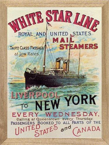 Barcos Titanic Cuadros  Poster Carteles Publicidades  Y686