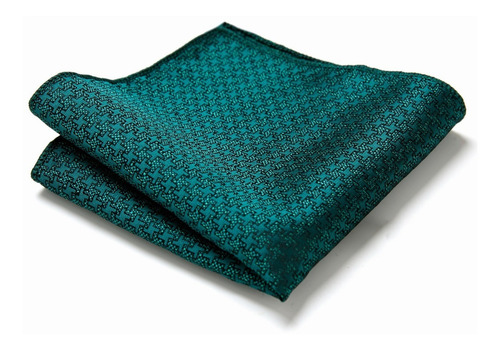 Corbatas Para Hombre Pañuelo Gemelos Pisacorbata De Color Verde