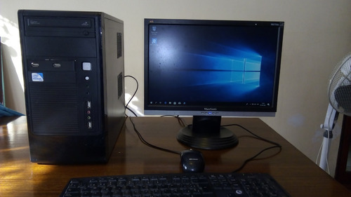 Computador Economico  Pc  Escritorio Dual Core  Con Monitor