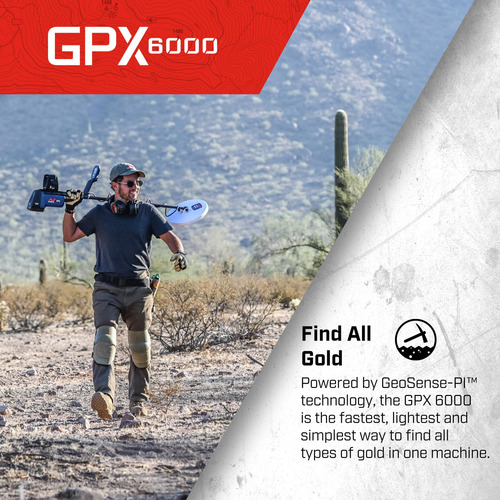 Minelab Gpx 6000 Detector De Oro 17 Pulgadas Mmg