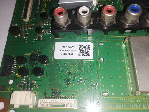 Tarjeta Main Panasonic Tc-32d400x, Con N° De Parte Tnp4g565 (Usado)