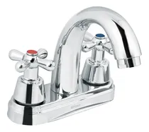 Comprar Grifo Llave Mezcladora Manerales Cruceta Nariz Curva 49692