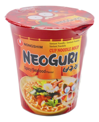 Cup Ramen Sabor Marisco Picante - Neoguri - 62 Grs