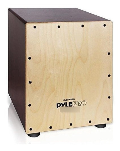 Pyle Madera De Abedul De Cuerda Compact Acustica Jam Cajon