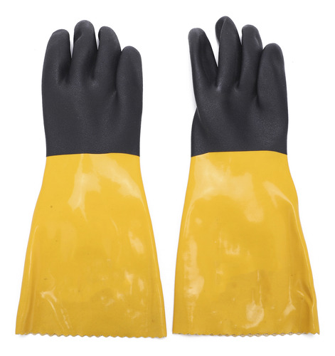 Guantes Protectores Recubiertos De Pvc Que Alargan El Desgas