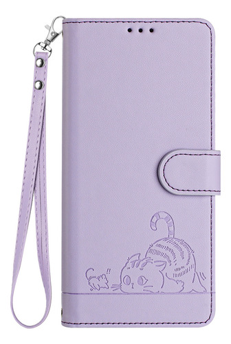 Gato Patrón Cartera Funda Compatibilidad Redmi Note 13 Pro