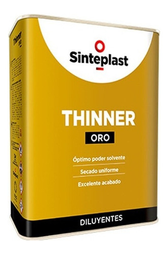 Thinner Sello De Oro Diluyente Sinteplast 18lts Pintumm