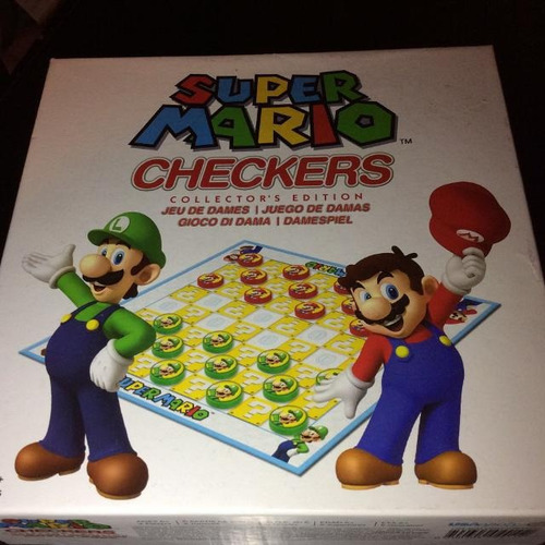 Juego De Mesa Super Mario Checkers//worldgames