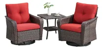 Comprar Rilyson Sillas Mecedoras Giratorias Para Patio Al Aire Libre