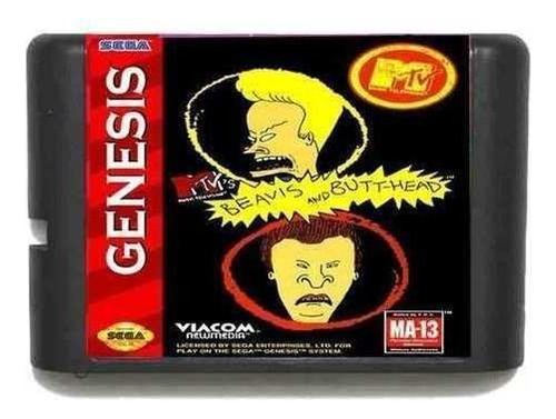Mtv's Beavis And Butt-head Mega Drive Genesis Tectoy