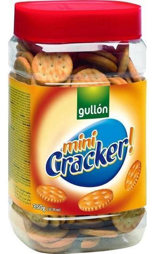 Kit Com 04 Biscoitos Salgado Gullon Mini Cracker 350g Cada