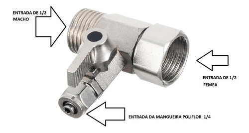 Adaptador Registro P Purificadores De Agua Electrolux