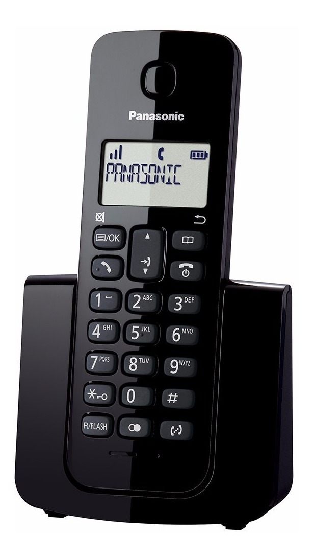 Teléfono Panasonic  KX-TGB110LBB inalámbrico - color negro