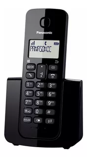 Teléfono Panasonic KX-TGB110LBB inalámbrico - color negro