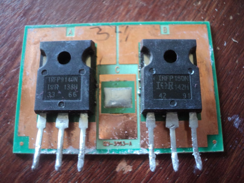 Transistor Mosfet 1 Pár Irfp9140n Irfp150n Usados Originales