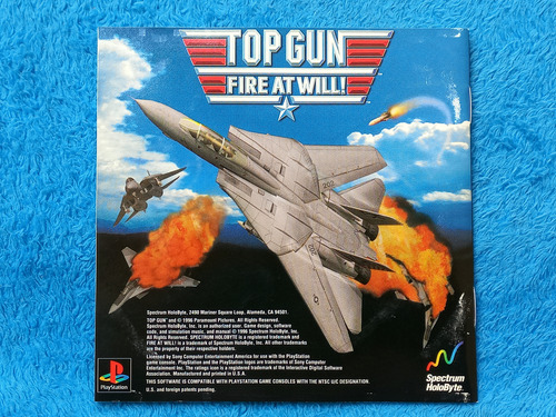 Top Gun: Fire At Will | Con Manual Y Registro | Para Ps1 (Usado)