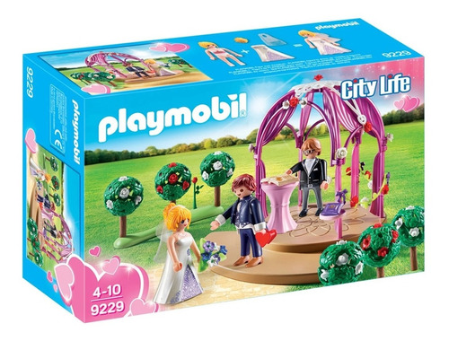 Juguete Pabellón Nupcial Playmobil City Life Con Novios Febo