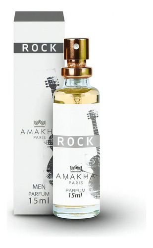 Perfume Rock Amakha Paris 15ml Excelente P/bolso Men
