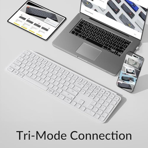 Teclado Sem Fio Ultrafino Keychron B6 Pro,