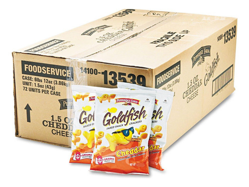 Galletas De Queso Cheddar 42.5 G Aperitivo 72 Unidades