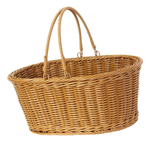 Cesta De Picnic Hecha A Mano Decoración De Hogares
