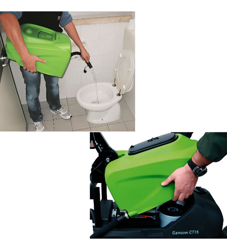 Lavadora De Piso Ultra Compacta Á Bateria 550w Ct15 B35 Ipc