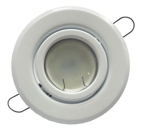 Spot Embutir Redondo Blanco Led 7w Gu10 220v Dimerizable