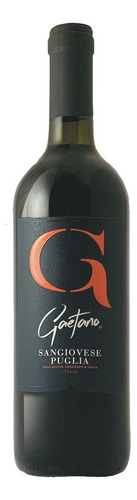 Vino Gaetano sangiovese puglia Italia 750ml