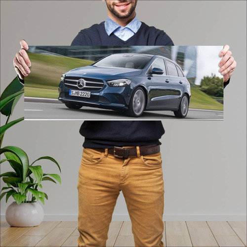 Cuadro 30x80cm Auto 2019 Mercedes Benz B Class 8 180