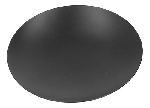 Candelabro De Bandeja Simple De Hierro Negro Mate, 2 Unidade