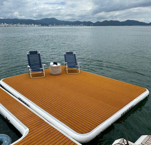 Plataforma Flutuante Inflável Youroo 3x 2x 20cm + Bomba Elet