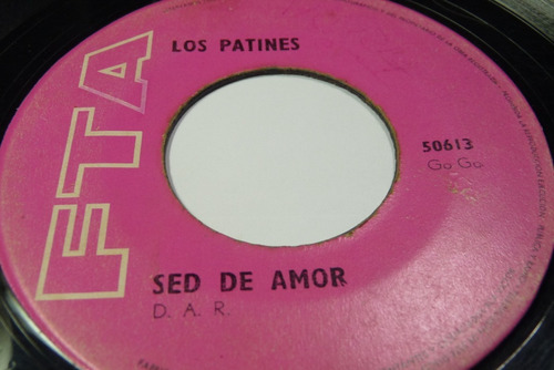 Jch- Los Patines Sed De Amor/tuya En Set. Cumb Go Go 45 Rpm 