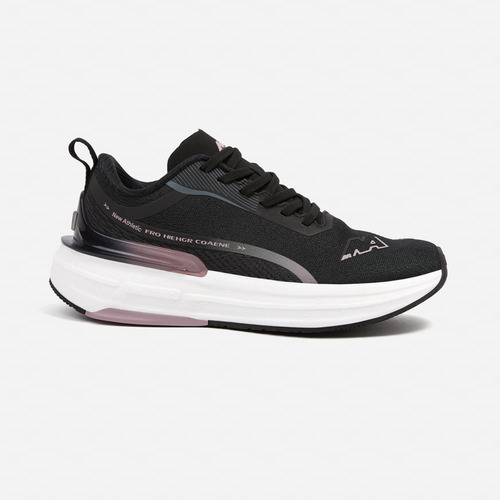 Zapatillas New Athletic Running Frohc142 Negro Con Uva Mujer
