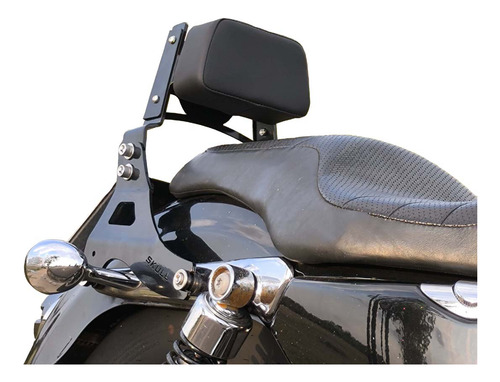 Sissy Bar Classic 350 Royal Enfield (fixo Baixo) Cromado Cor Cromado Caveira Skull
