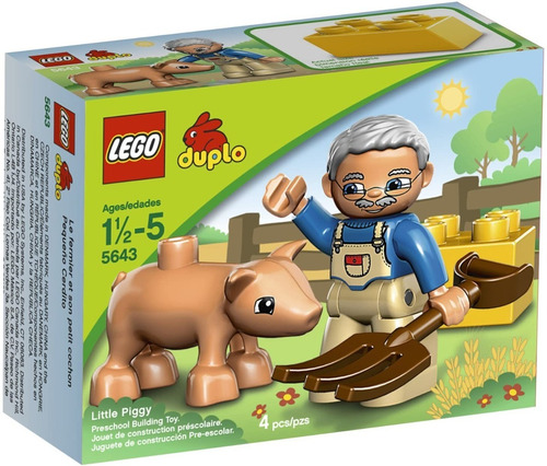 Lego Granjero Y Cerdito Duplo 5643