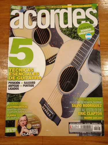 Revista Acordes Nº 116 Con Cd