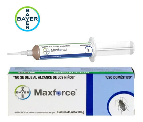 Imagen 1 de 6 de Maxforce Bayer 30 Gr Mata Cucarachas Max Force Envío Gratis