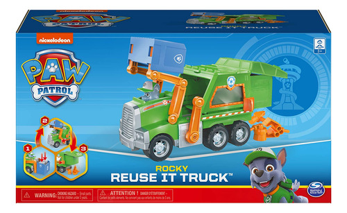 Camión Reuse It Deluxe De Paw Patrol Rocky