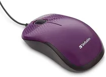 Comprar Mouse Óptico Silencioso Verbatim, Alámbrico, Usb, Morado
