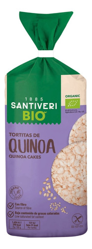 Biscoito De Arroz Integral Com Quinoa Santiveri 130g