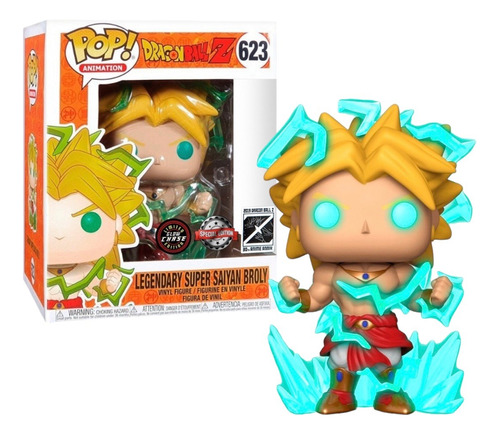 Funko Pop! Dragon Ball Z Ss Broly Chase Special Edition Glow