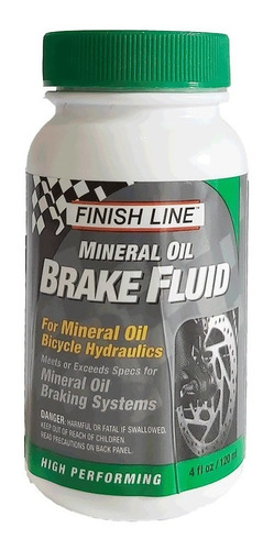 Líquido de frenos hidráulico Mineral Finish Line, 120 ml