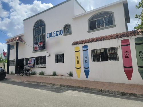  Colegio En Venta Santo Domingo Este: 8 Aulas, Salon, Patio 