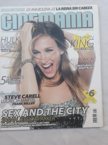 Revista Antigua * Cinemania * N° 50 Tapa Sex And The City