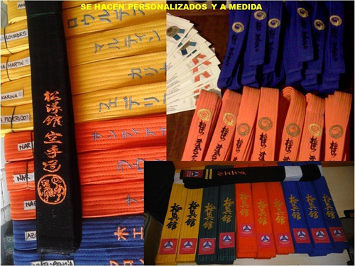 Cinturones Artes Marciales Bordados (color No Negros)
