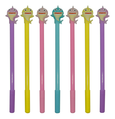 Maydahui 12 Boligrafo Gel Tiburon Dibujo Animado Lindo Pez