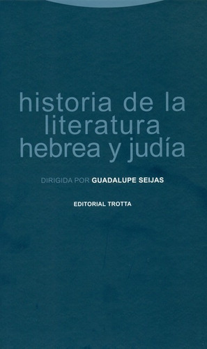 Libro Historia De La Literatura Hebrea Y Judia