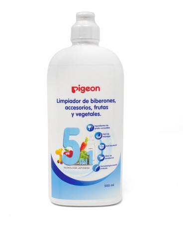 Limpiador Líquido Para Biberones  Pigeon 500 Ml 