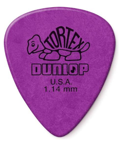 72 Unidades Palheta Tortex 1,14mm Roxa 418r Dunlop 1346